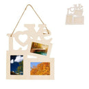 New Lovely Hollow Love Wooden Family Wall Photo Picture Frame Rahmen Art Di V2V3