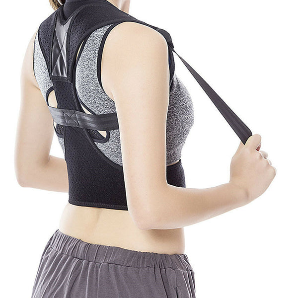 Adjustable Posture Corrector Back Support Shoulder Lumbar Keep Straight Belt