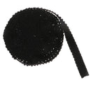 Lace Elastic Band Frilly Edge Elastic Ribbon for Clothing Sewing Trim Black