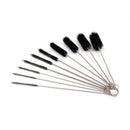 Nylon Cleaning Brush Set of 10 for Bottle, Tube, Jar and Most Narrow Contai Z4Q4