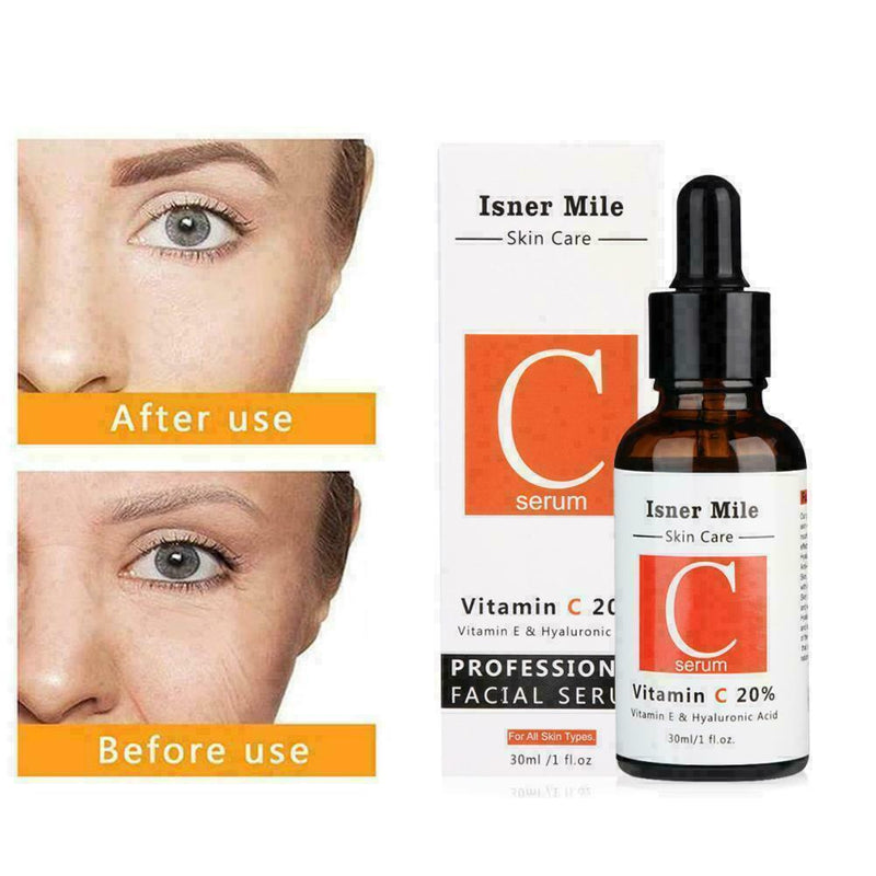 30ml pure Vitamin C Hyaluronic Acid Serum for facial care A9C2 J6N8