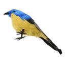 Small Artificial Bird Decorative Realistic Ornament in Feathers Deco Garden