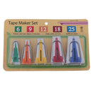 5Pcs/Set Size Fabric Bias Tape Maker Tools Handmade Craft Sewing DIY Ac Gw