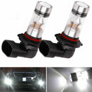 2x 9005 HB3 6000K 100W 2323 LED Projector Fog Driving Light Bulbs White O6G5
