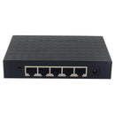 5Port RJ45 100M Fast Ethernet Switch Plug & Play Desktop Ethernet Hub