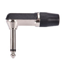 Rean 6.35mm 1/4 inch Right Angle Stereo Jack Solder Terminal for Audio Cable Kw