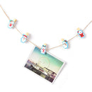 10PCS/Set Christmas Bear Wood Clips Photo Paper Pegs Clothespin Craft Decor LJ