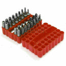 33PC SECURITY BIT SET SCREWDRIVER TOOL HOLDER TORX Y0M5 SPANNER STAR HEX Y7 J2K9
