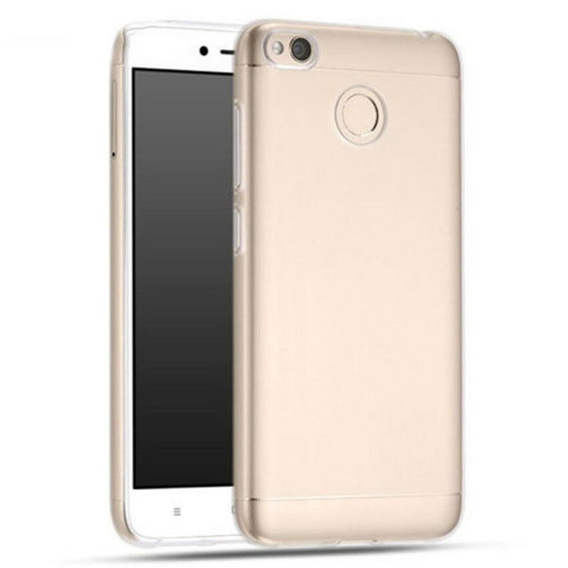 Premium Silicone Protective Case Cover+Anti-Scratch Tempered Film For Redmi 4X