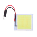 cob 48 SMD chip super White Reading Lamp 12v cw led dome Bulb led Car