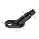 Steel Bike Trailer Coupler Attachment Angled Elbow Bicycle Trailer Hitch Mo R8J3