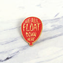 Clown Red Balloon Enamel Badge Brooch Lapel Pin Denim Shirt Bag Jewelry Gift JR