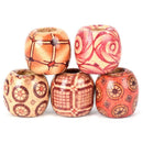50PCS Dreadlock Hair Beads Dread Beads Hair Braid Pins Rings DIY Cuff Jewelry Z