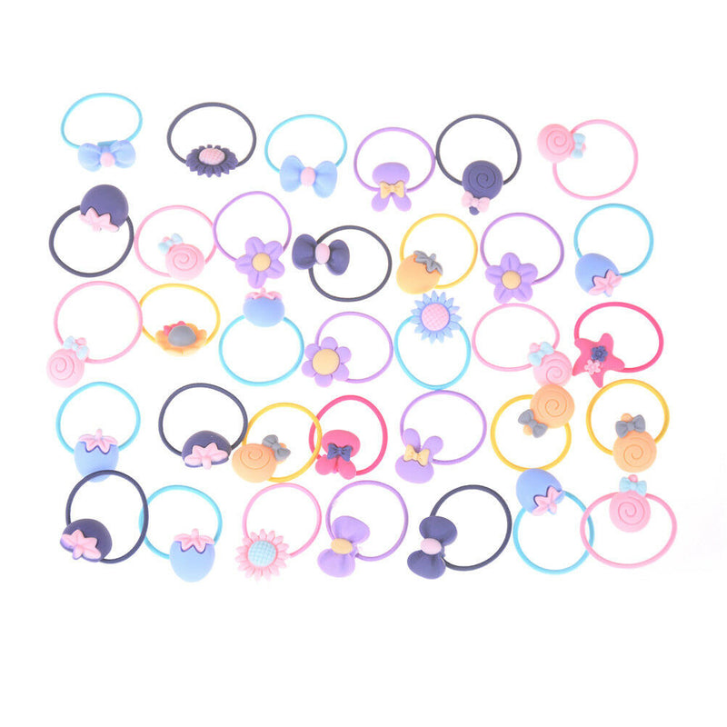20pcs Mixed Baby Hair Ropes Girls Hair Accessories Children Elastic Hair BandsLJ