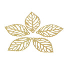 300pcs/ Lot Filigree Tree Leaf Pendant DIY Findings Hollow Cut Mix Color