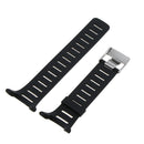 Black Rubber Replacement Watch Band for Suunto T1 T1C T3 T3C T3D T4C T4D