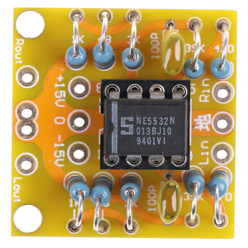 Dual OP Amp Board Preamp DC AmplificationXB for NE5532 OPA2134 OPA2604 AD826 OZ