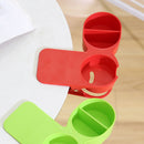 2pcs Coffee Drinking Cup Holder Clip Storage Table Desk Side Clamp Red Blue
