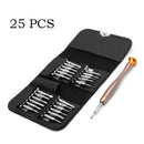 1Set 25 in 1 Precision Screwdrivers Wallet Kit Tool For Macbook Air Smart pho â„–[