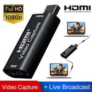 2pcs HDMI to USB 2.0 Video Capture Card Grabber Game/Video Live Streaming