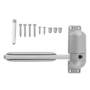 2pcs Metal Mini Door Closer Closing Automobile Adjustable Door Stopper Gray