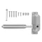 2pcs Metal Mini Door Closer Closing Automobile Adjustable Door Stopper Gray