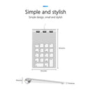 Rocketek USB 18 Keys Numeric Keypad Mini USB 2.0 Hub for Laptop Desktop PC