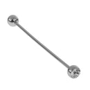 3Pcs Men's Collar Brooch Tips Plain Tie Ball Pin Bar Clasp Clip