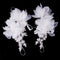 Wedding Fingerless Lace Flower Rhinestone Evening Party Women Bridal Gloves