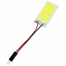 5PCS White COB Panel Dome LED Light Interior Lamp 4W 12V T10 Festoon Bulb Light