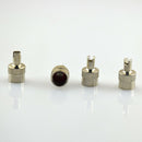 4PCS Metal Slotted Head Valve Stem Caps With Core Remover Tool Motorcyle Car