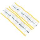 100pcs 1/4w Watt 10K ohm 10Kohm Metal Film Resistor 0.25W 100000R 1% M&