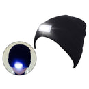 2Pcs Soft LED Beanie Camping Hiking Knitted Hat Lighted Knit Cap for Women Men