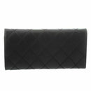 Women Lady Long Clutch Purse Bags Leather Bag Card Holder Wallet Black