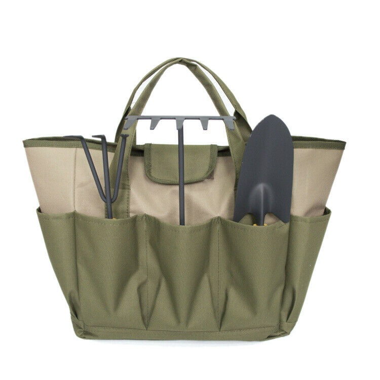 Garden Plant Tool Container Gardening Tools Organizer Tote Bag Carrier New Q3P4