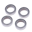 4pcs Metal Double Shielded Bearings (8x12x3.5 mm) for WLtoys 1/12 Racing Car