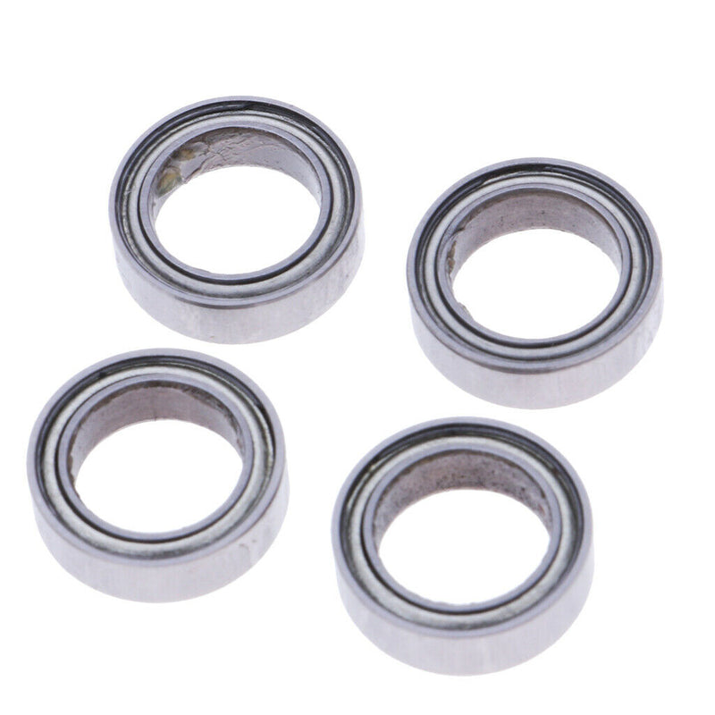 4pcs Metal Double Shielded Bearings (8x12x3.5 mm) for WLtoys 1/12 Racing Car