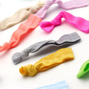 30Pcs Girl Elastic Hair Ties Rubber Band Knotted Hairband Ponytail_Holder