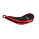 Neoprene Long Sleeve Zipper Golf Club Iron Putter Head Cover Black+Red