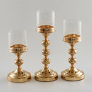 Light Candle Holder Wedding Party Tabletop Centerpiece Candlestick Golden S