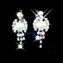 Women's Jewelry Set Bridal Wedding Bow Tassel Pearls Crystal Rhinestone Nec J2L6
