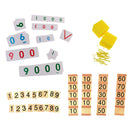Montessori Mathematics Leanring Educational Toys Funny Set- Number Boards + Bank