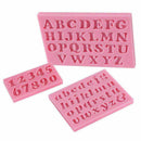 3Pcs Letter&Number Silicone Mold Chocolate Fondant Cake Set Mould Decoratin
