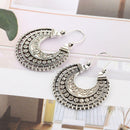 Women's Hoop Earrings Ethnic Tribal Aztec Hippy Dangle Tibetan Valentine's~ Y2X7