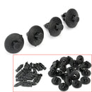20pcs For Volvo Car Trusk Bumper Fender Black Plastic Riverts Fastener Cli YOW