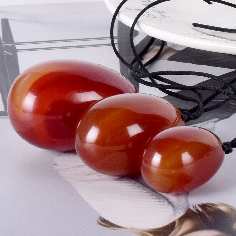 Crystal Eggs Agate Agate Egg Ben Wa Ball Women'S Tightening Kegel Ball Exer