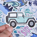 50pcs Blue Ice Penguin Sea Skateboard Stickers Laptop Luggage Decals Sticke ME