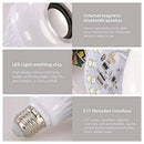 LED RGB Color Bulb Light E27 Bluetooth Control Smart Music Audio Speaker La N4H3