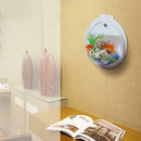 Plant Vase Tank Aquarium J9VV Clear Fish Wall Hanging Pot Acrylic Flower Cover