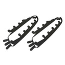 2Pcs Headlight Lens Replacement Black Trim Gaskets For 2005-2013 C6 Corvett